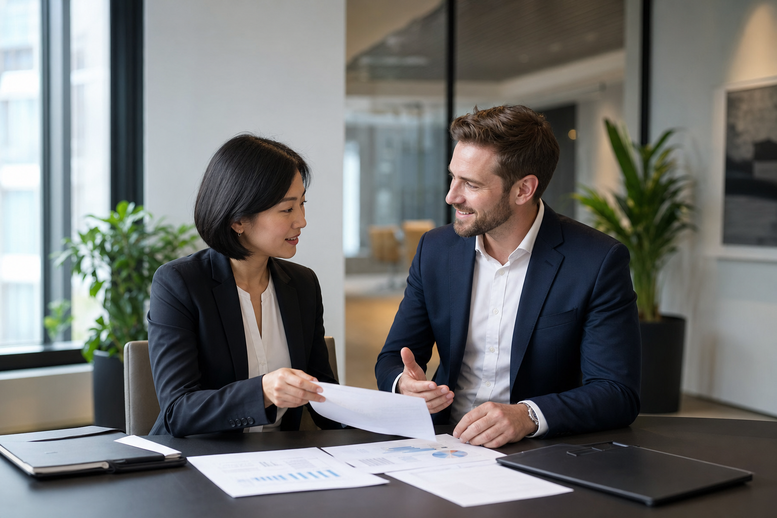 B2B meetings and channel discussions