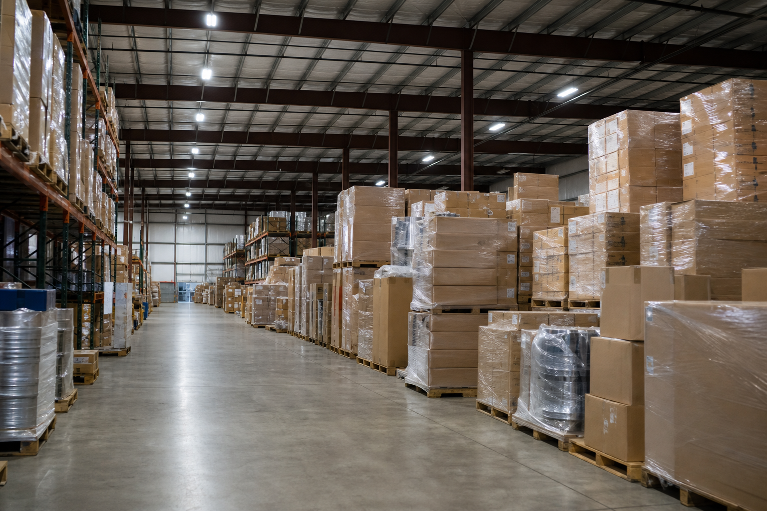 Second container booking released after packaging drop-test passed. Replenishment alert table configured with safety stock levels per wholesale customer SKU.