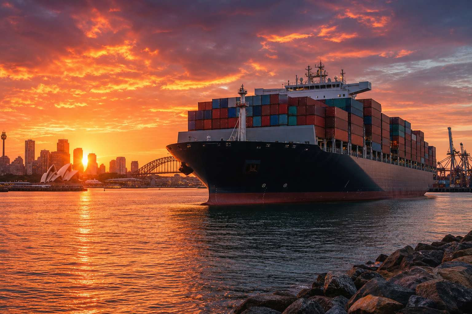 Containers and cross-border logistics